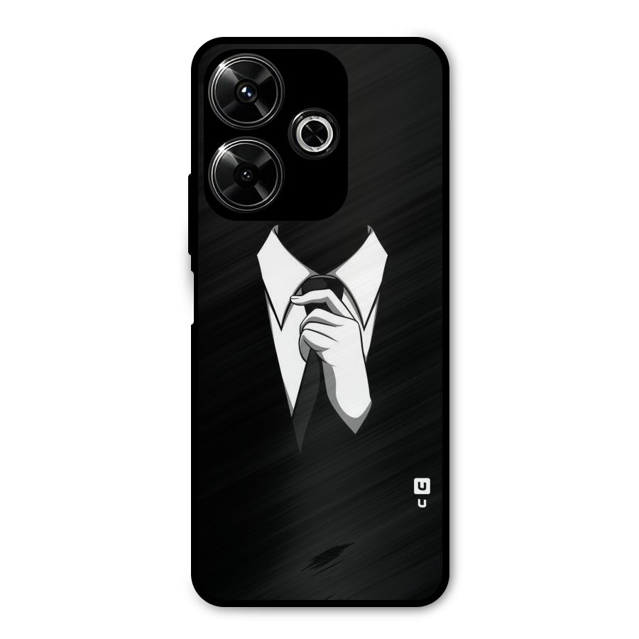 Faceless Gentleman Metal Back Case for Redmi 13 5G