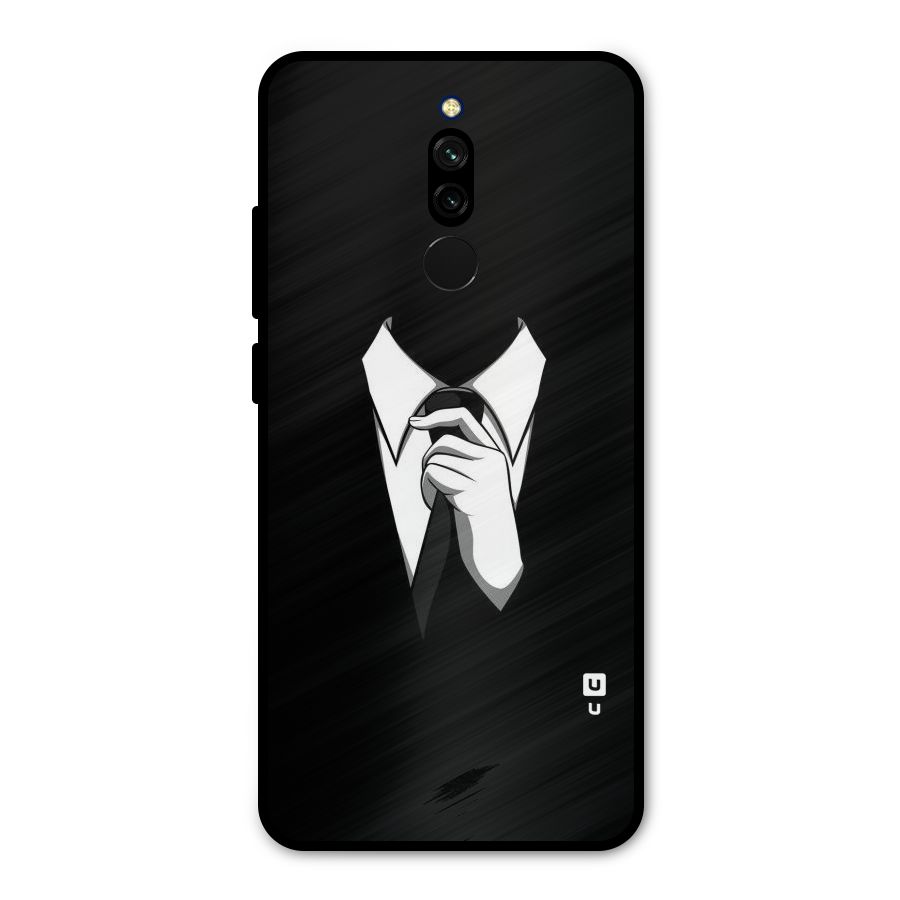 Faceless Gentleman Metal Back Case for Redmi 8