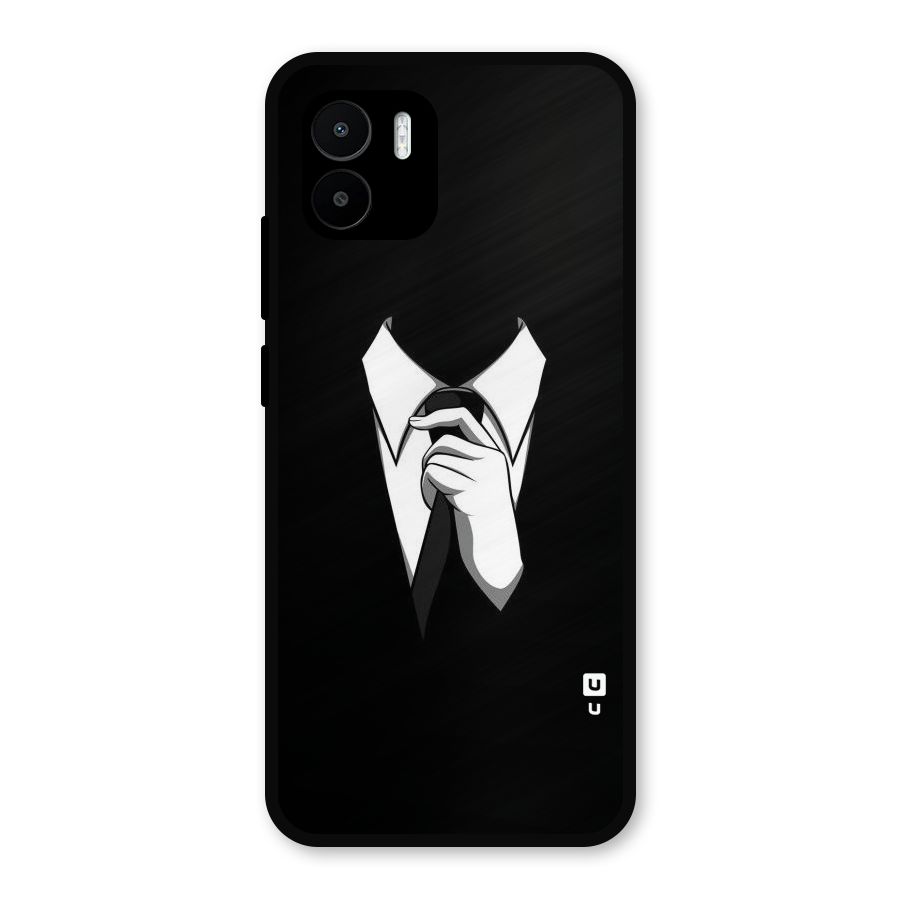 Faceless Gentleman Metal Back Case for Redmi A2