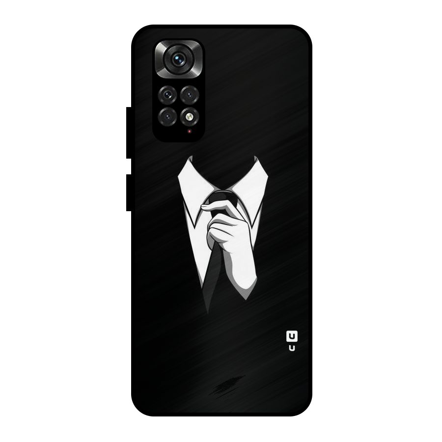 Faceless Gentleman Metal Back Case for Redmi Note 11 Pro