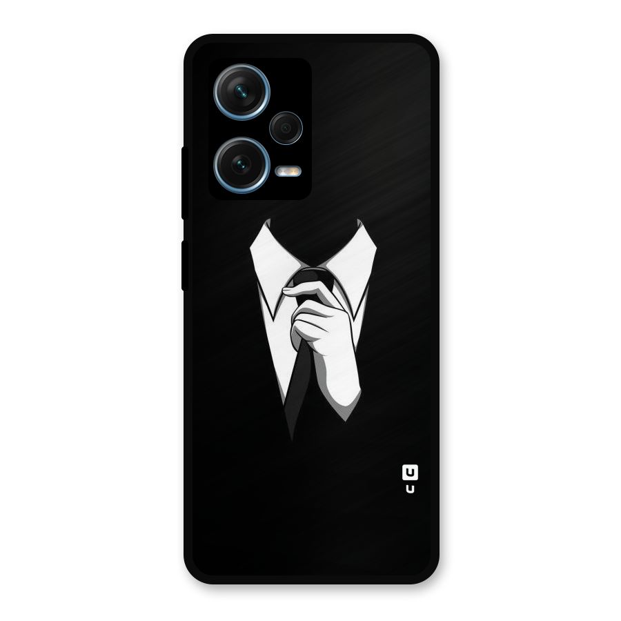 Faceless Gentleman Metal Back Case for Redmi Note 12 Pro Plus 5G