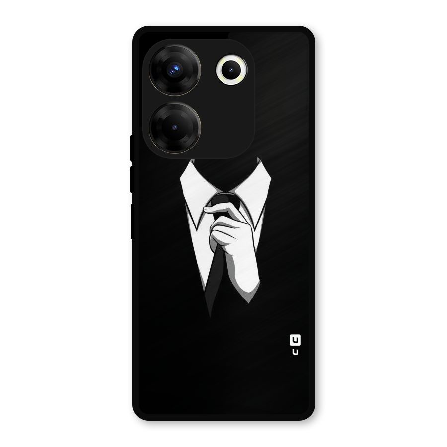 Faceless Gentleman Metal Back Case for Tecno Camon 20