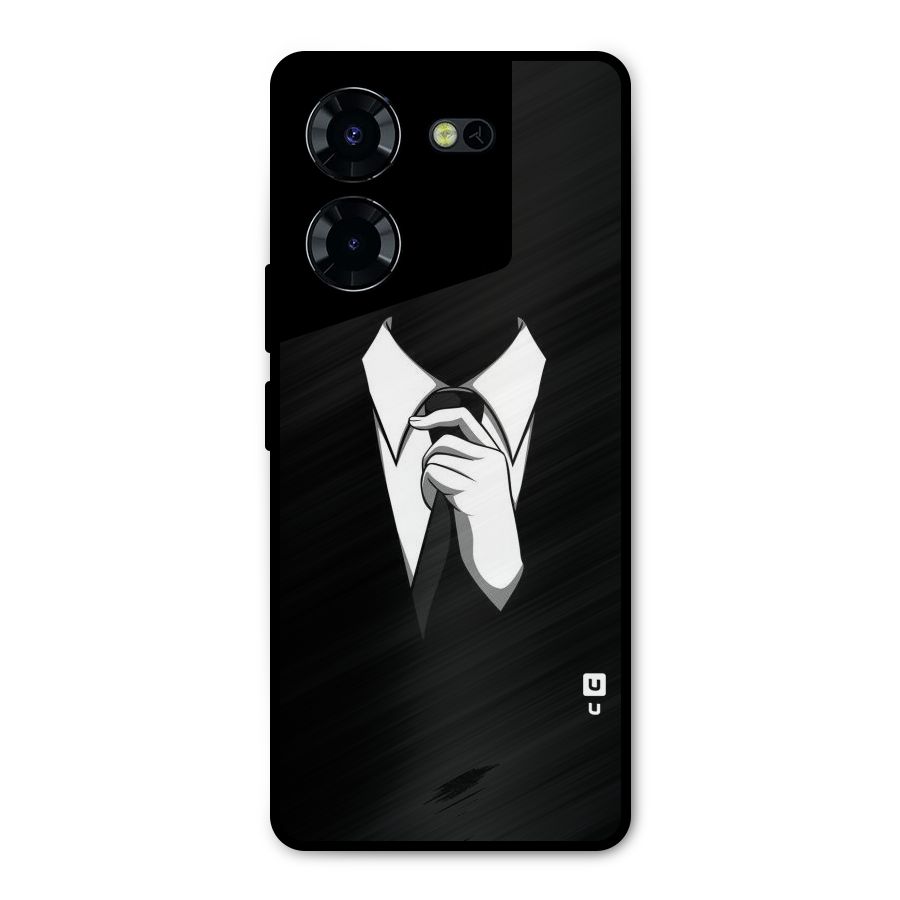Faceless Gentleman Metal Back Case for Tecno Pova 5 Pro 5G