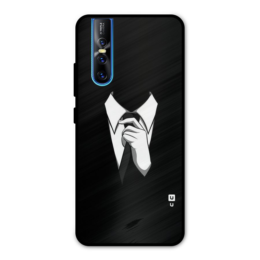 Faceless Gentleman Metal Back Case for Vivo V15 Pro