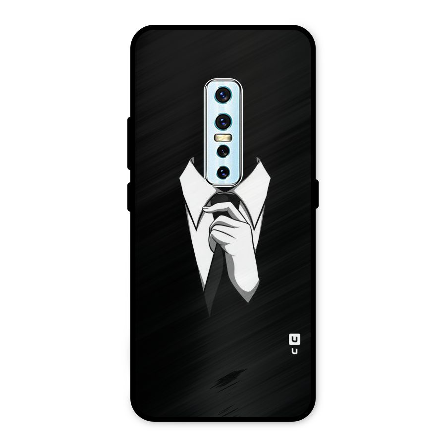 Faceless Gentleman Metal Back Case for Vivo V17 Pro