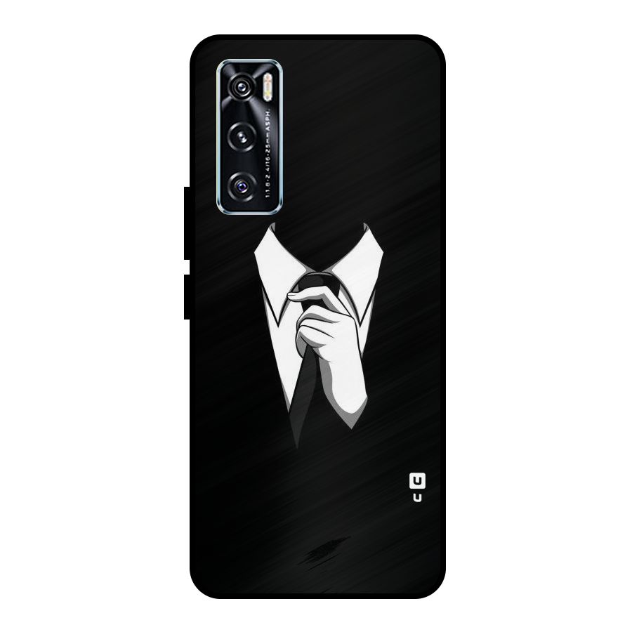 Faceless Gentleman Metal Back Case for Vivo V20 SE