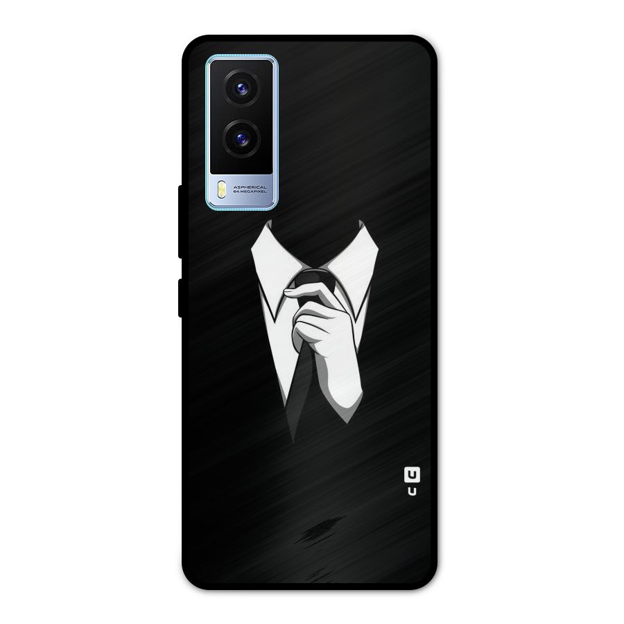 Faceless Gentleman Metal Back Case for Vivo V21e 5G