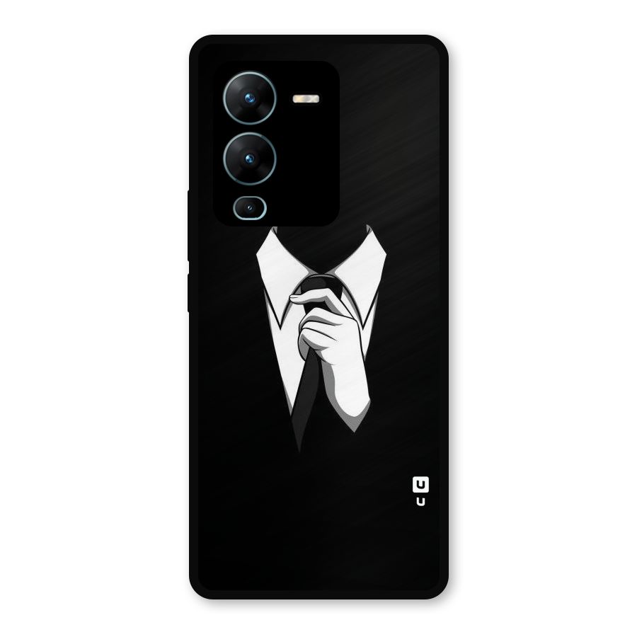 Faceless Gentleman Metal Back Case for Vivo V25 Pro