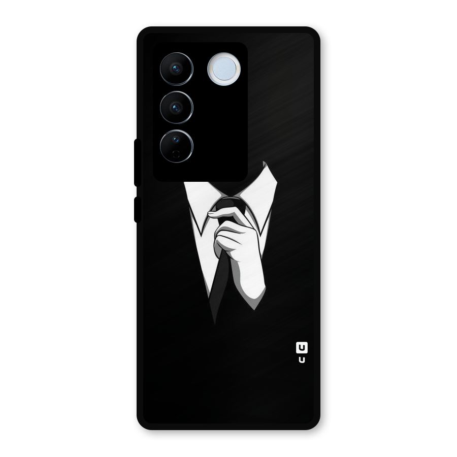 Faceless Gentleman Metal Back Case for Vivo V27