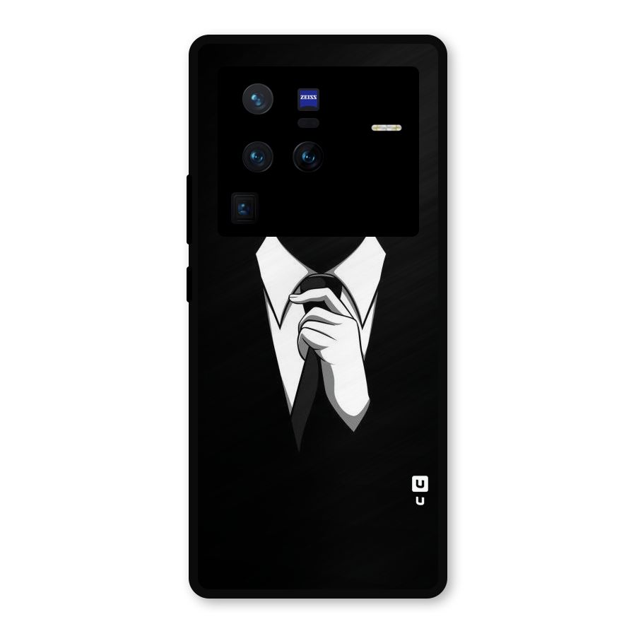 Faceless Gentleman Metal Back Case for Vivo X80 Pro