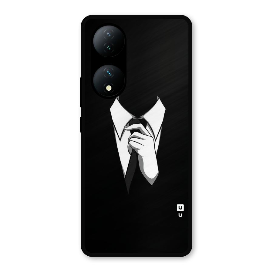 Faceless Gentleman Metal Back Case for Vivo Y100a