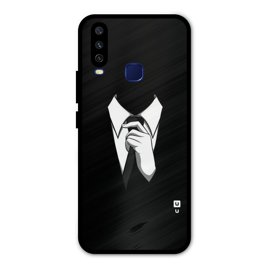 Faceless Gentleman Metal Back Case for Vivo Y15