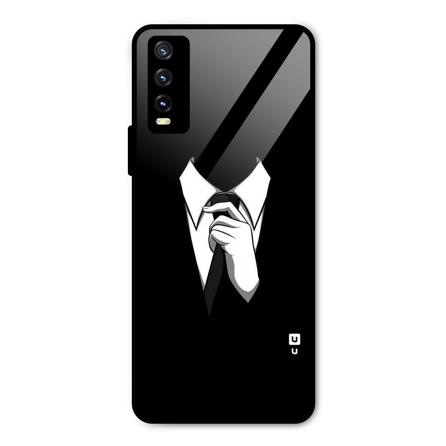 Faceless Gentleman Metal Back Case for Vivo Y20