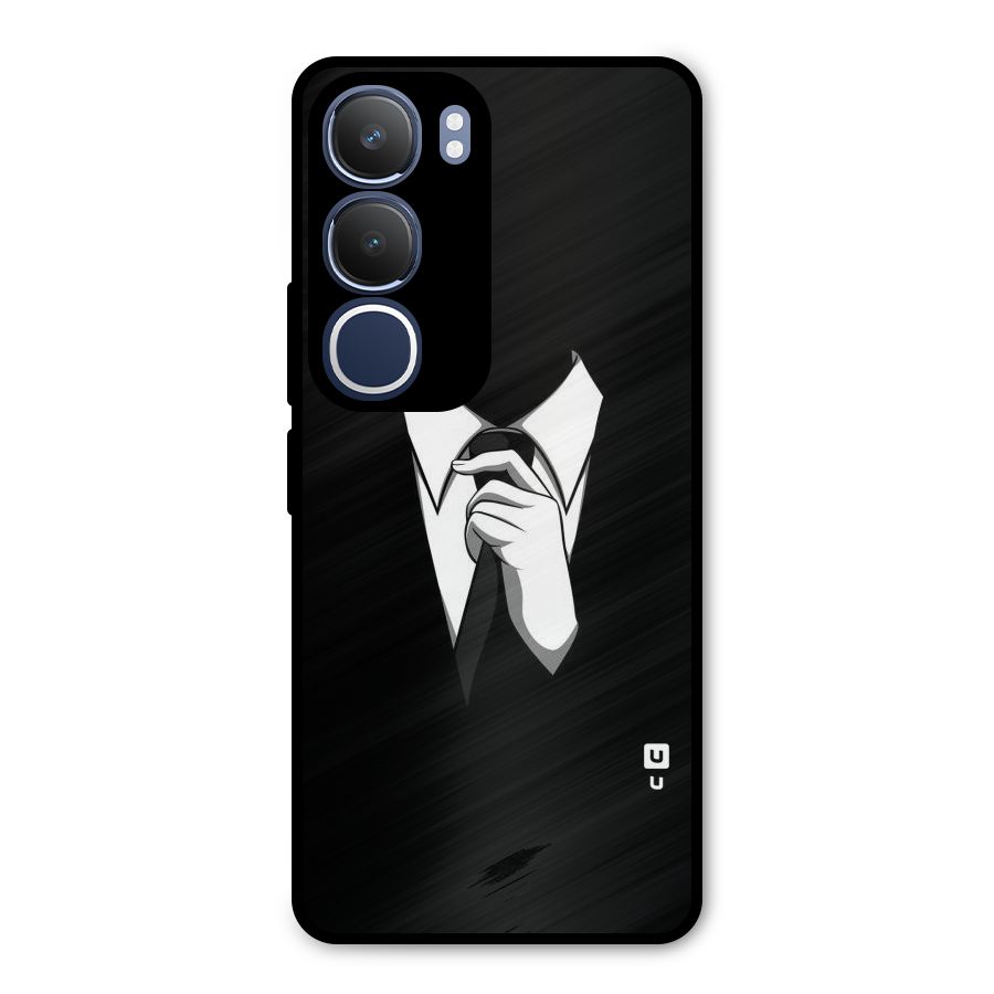 Faceless Gentleman Metal Back Case for Vivo Y29