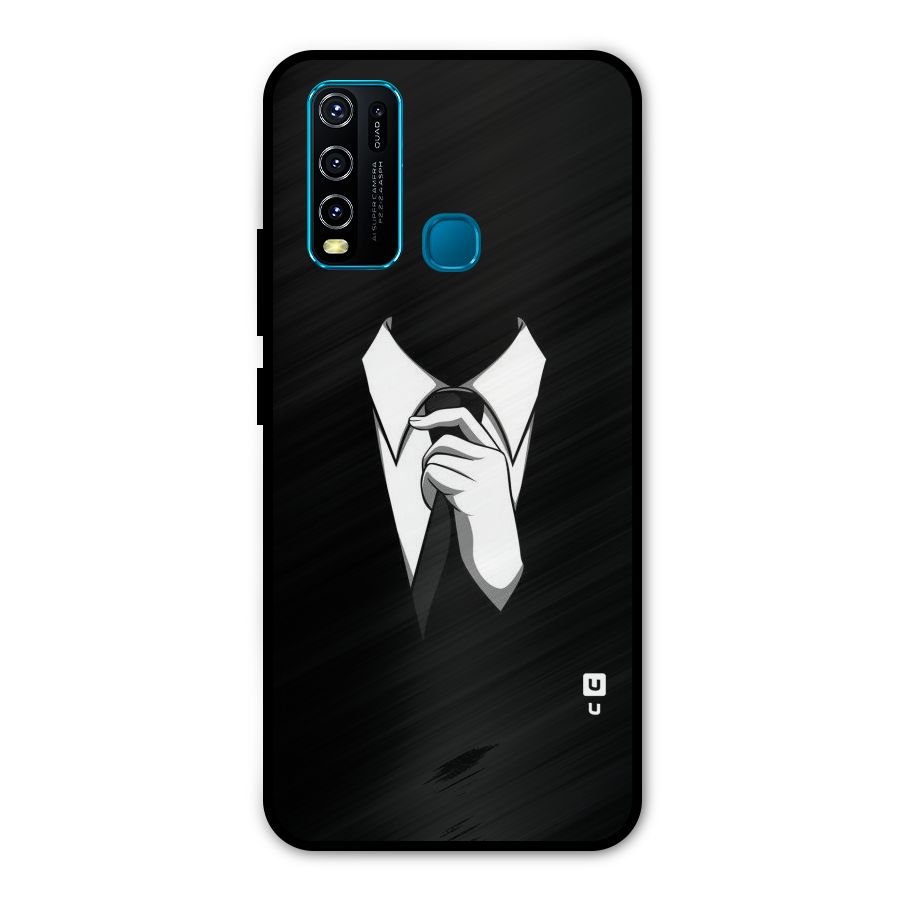 Faceless Gentleman Metal Back Case for Vivo Y30