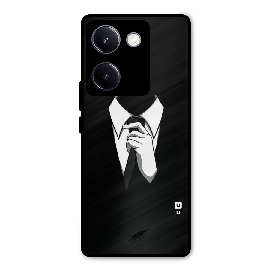 Faceless Gentleman Metal Back Case for Vivo Y300 Plus