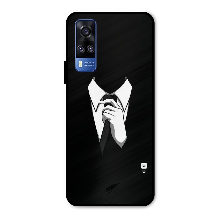 Faceless Gentleman Metal Back Case for Vivo Y31