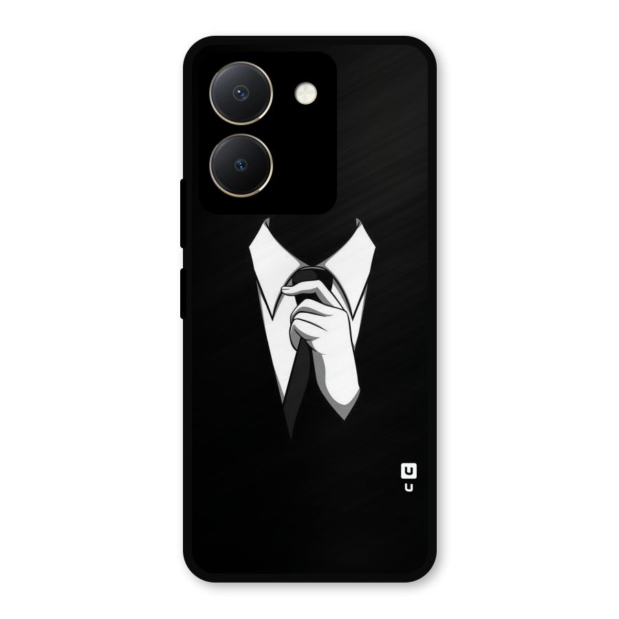 Faceless Gentleman Metal Back Case for Vivo Y36