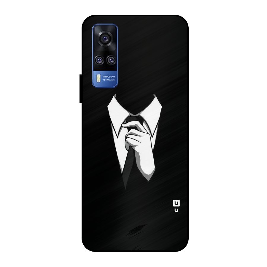 Faceless Gentleman Metal Back Case for Vivo Y51