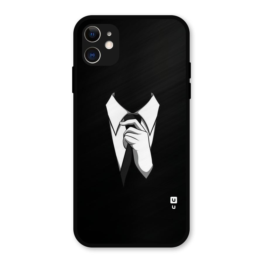 Faceless Gentleman Metal Back Case for iPhone 11