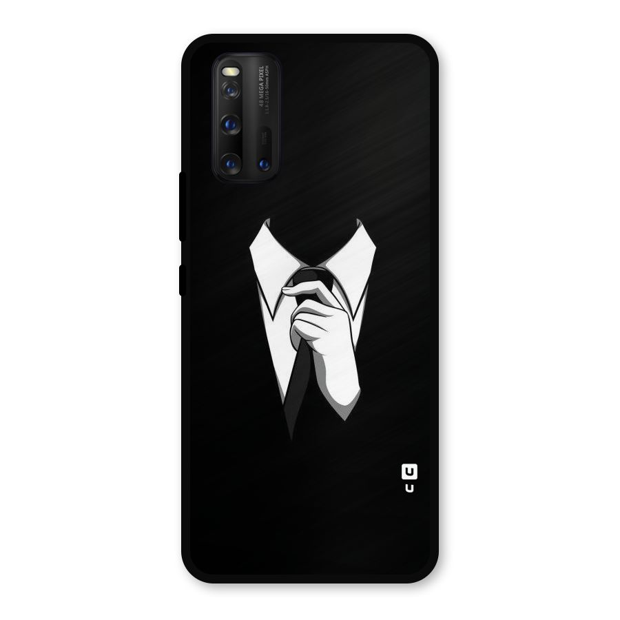 Faceless Gentleman Metal Back Case for iQOO 3