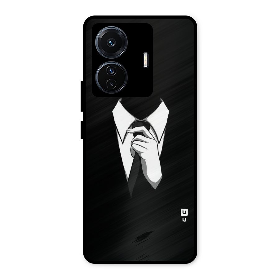 Faceless Gentleman Metal Back Case for iQOO Z6