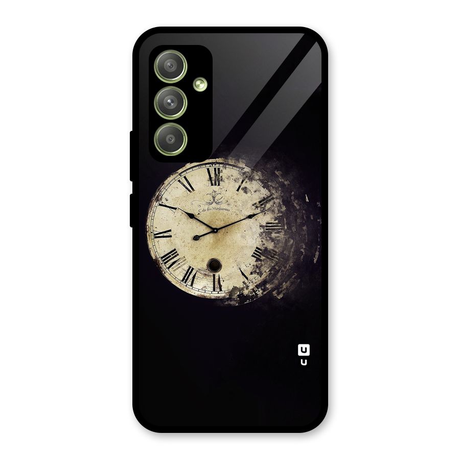 Fading Clock Glass Back Case for Galaxy A54