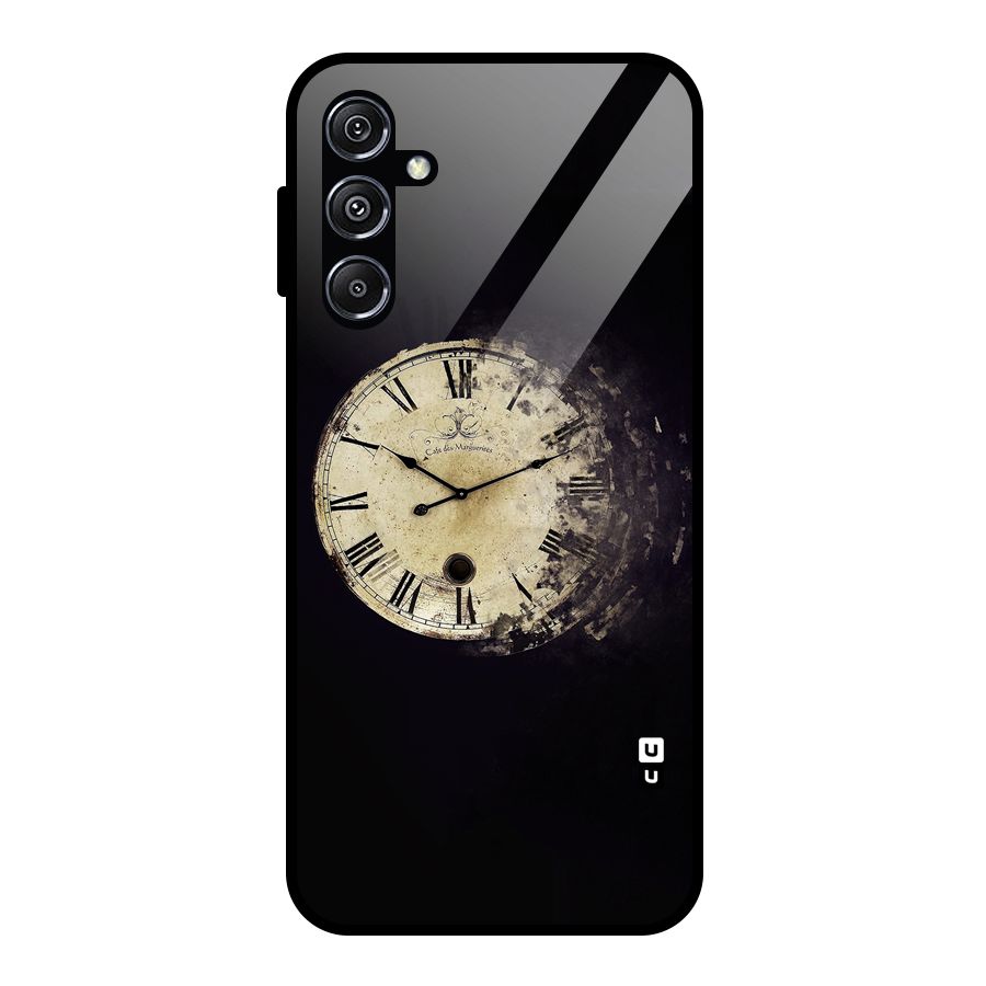 Fading Clock Glass Back Case for Galaxy M34 5G