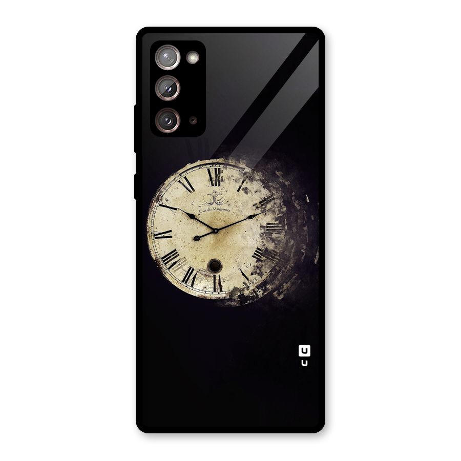 Fading Clock Glass Back Case for Galaxy Note 20