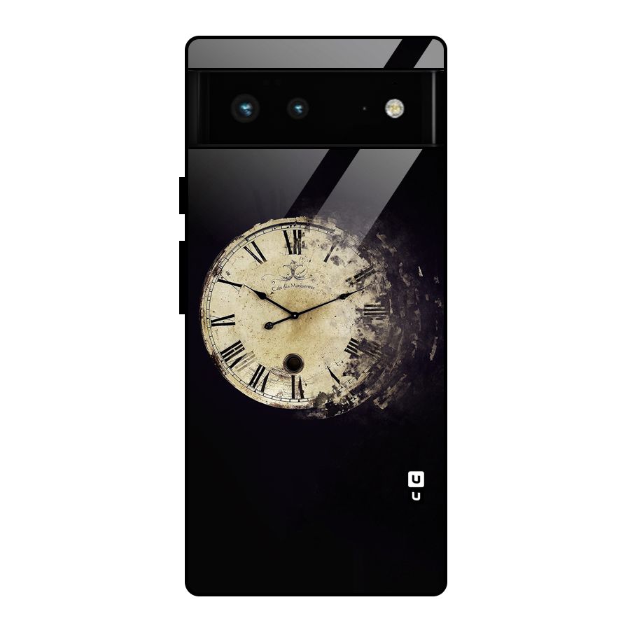 Fading Clock Glass Back Case for Google Pixel 6