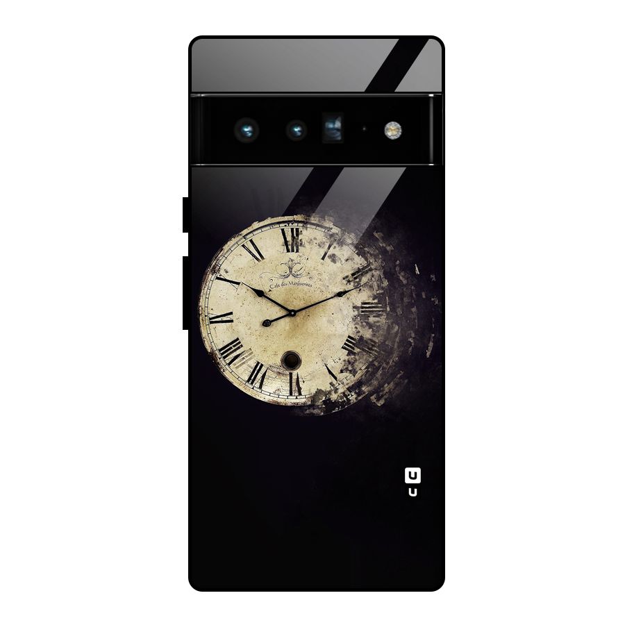 Fading Clock Glass Back Case for Google Pixel 6 Pro