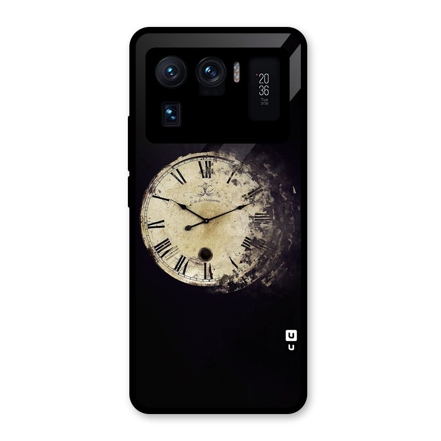 Fading Clock Glass Back Case for Mi 11 Ultra