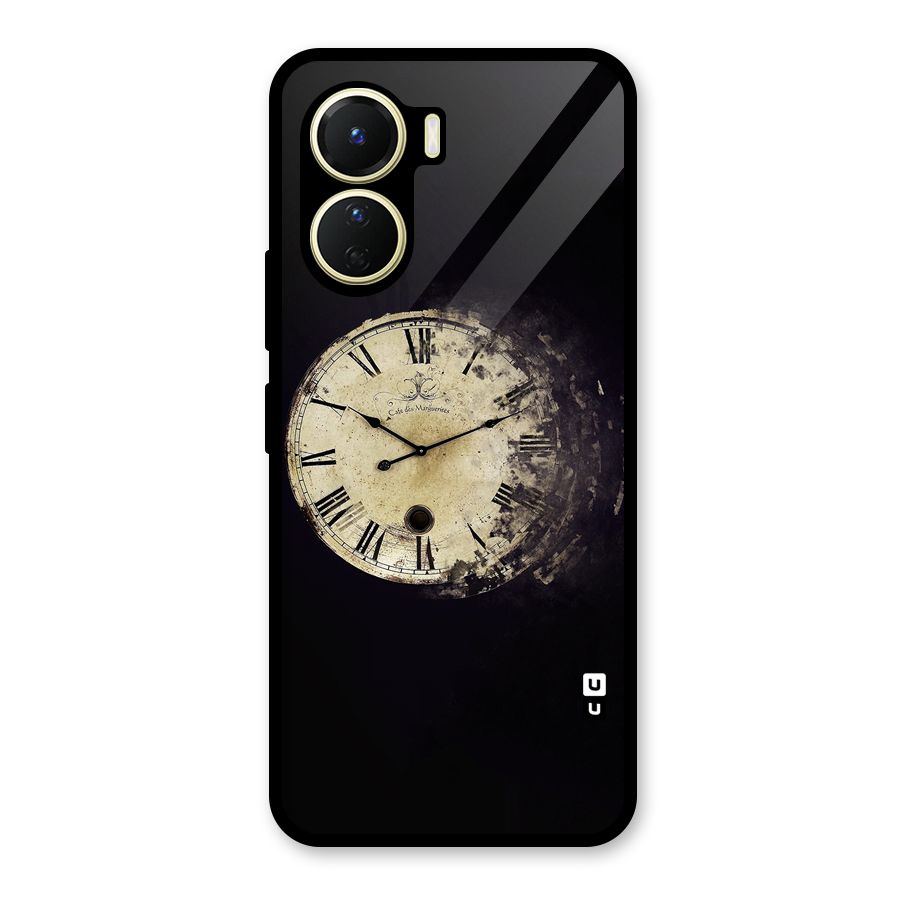 Fading Clock Glass Back Case for Vivo Y16