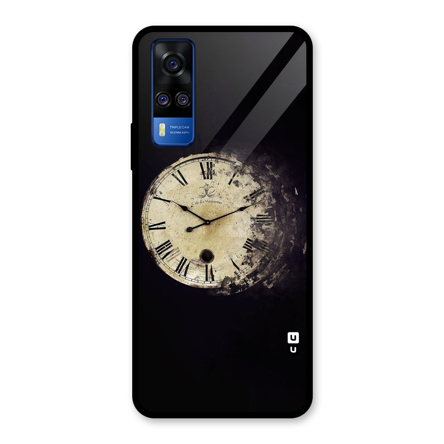 Fading Clock Glass Back Case for Vivo Y31