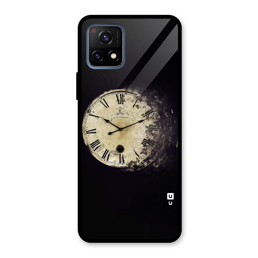 Fading Clock Glass Back Case for Vivo Y72 5G