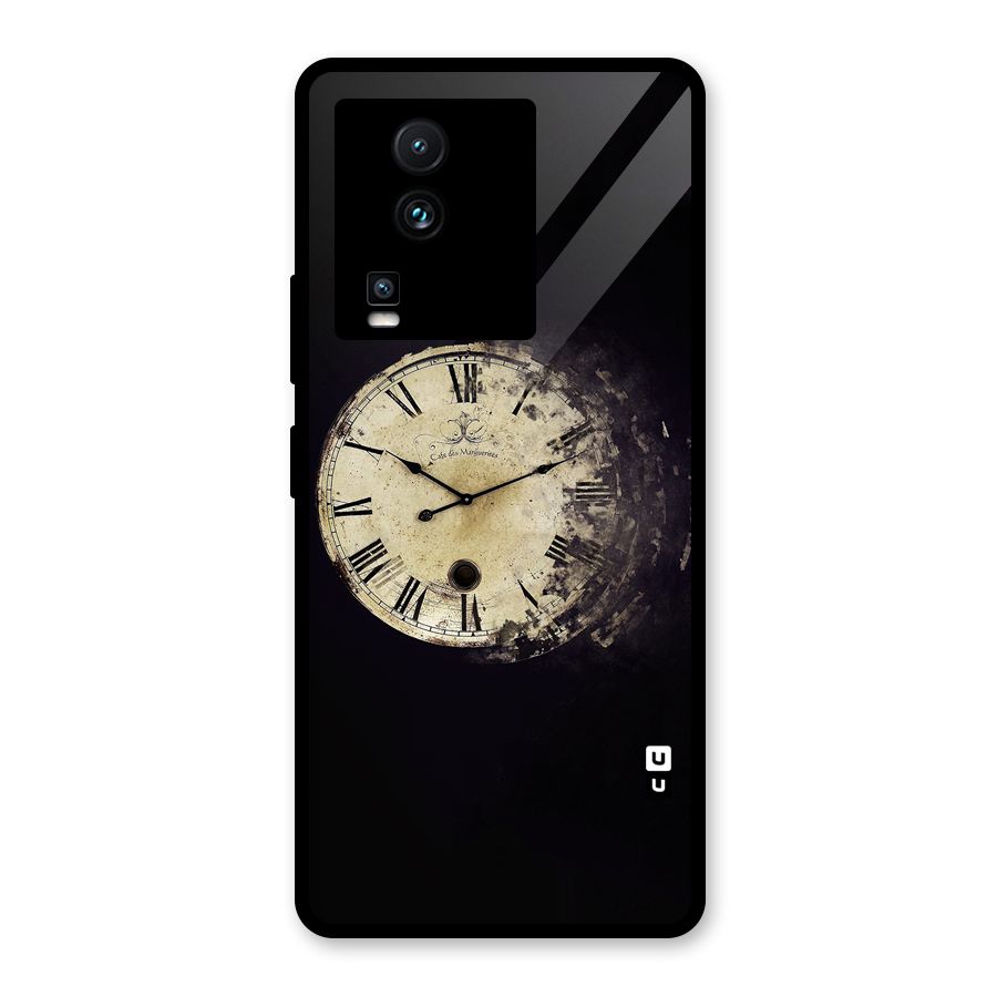 Fading Clock Glass Back Case for Vivo iQOO Neo 7 Pro