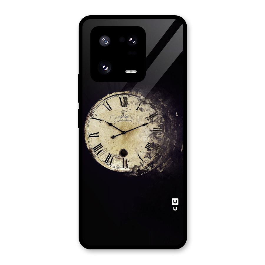 Fading Clock Glass Back Case for Xiaomi 13 Pro