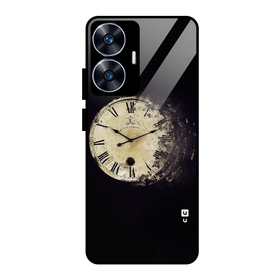 Fading Clock Glass Back Case for realme C55