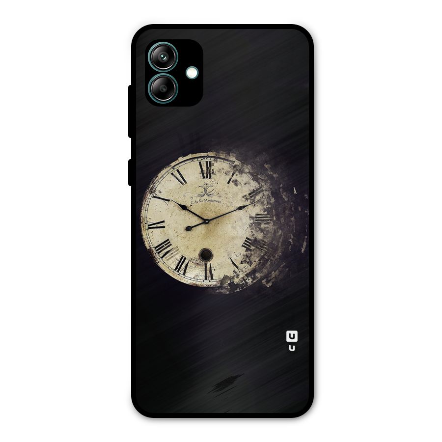 Fading Clock Metal Back Case for Galaxy A04
