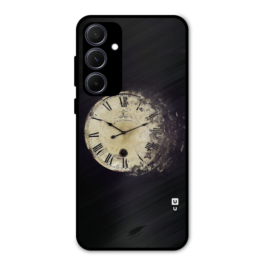 Fading Clock Metal Back Case for Galaxy A35