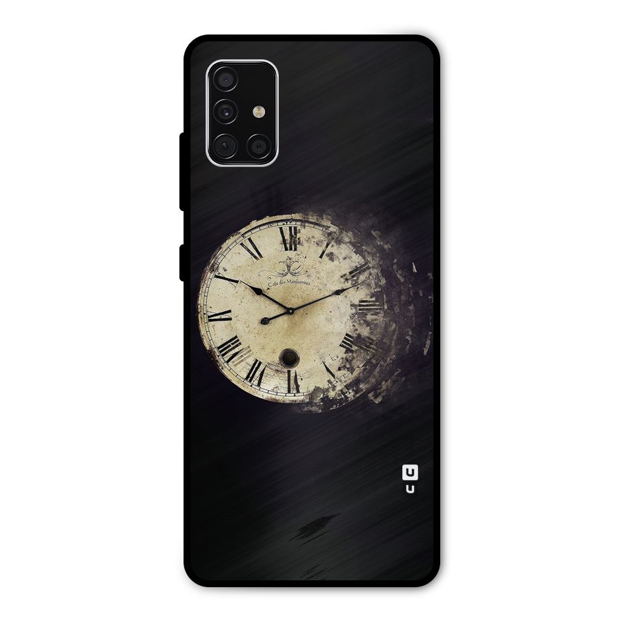 Fading Clock Metal Back Case for Galaxy A51