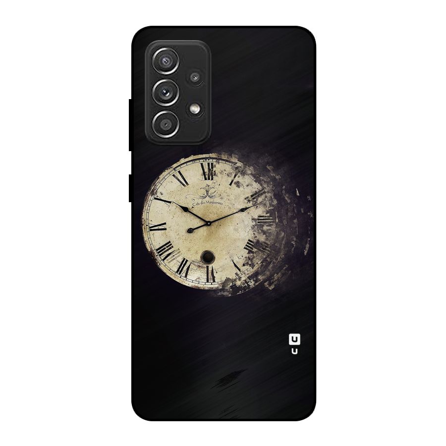 Fading Clock Metal Back Case for Galaxy A52s 5G