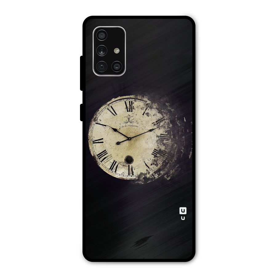 Fading Clock Metal Back Case for Galaxy A71