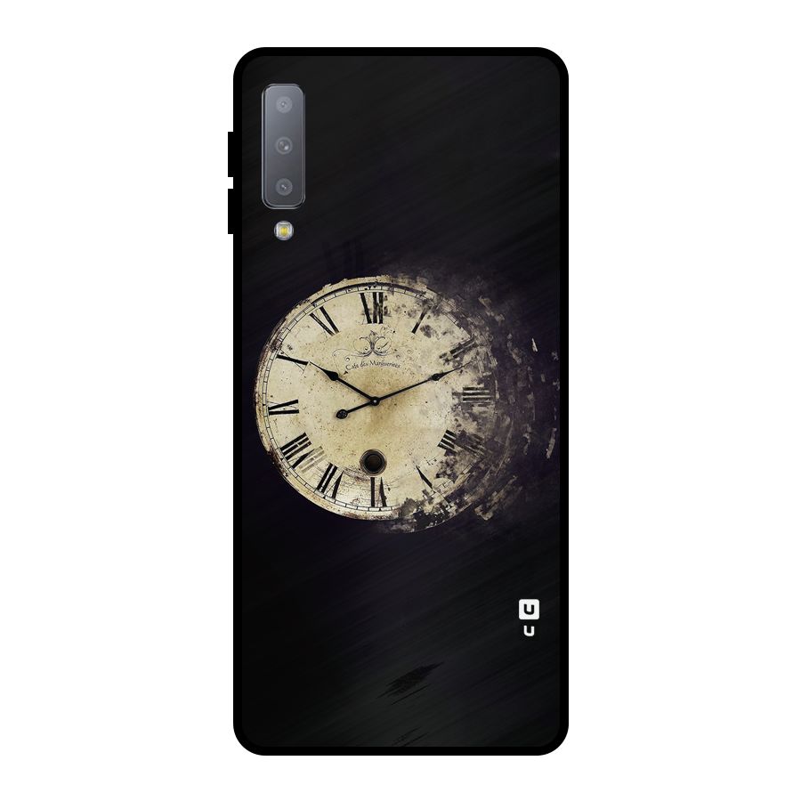 Fading Clock Metal Back Case for Galaxy A7 (2018)