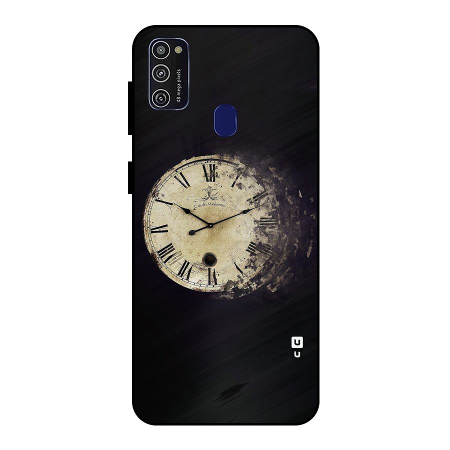 Fading Clock Metal Back Case for Galaxy M21