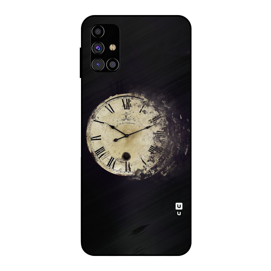 Fading Clock Metal Back Case for Galaxy M31s