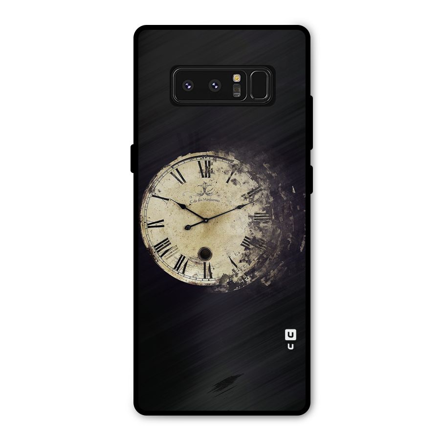 Fading Clock Metal Back Case for Galaxy Note 8
