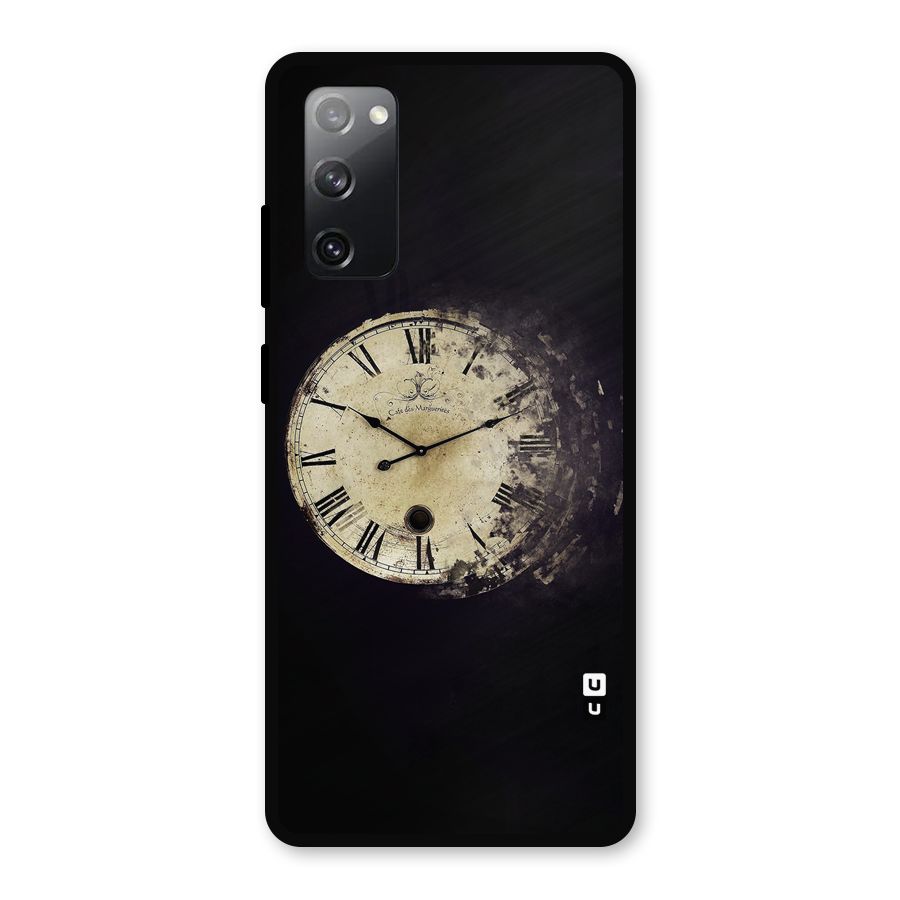 Fading Clock Metal Back Case for Galaxy S20 FE 5G