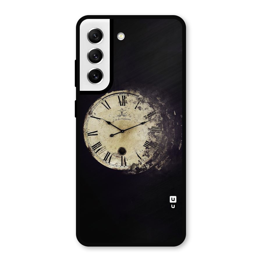 Fading Clock Metal Back Case for Galaxy S21 FE 5G