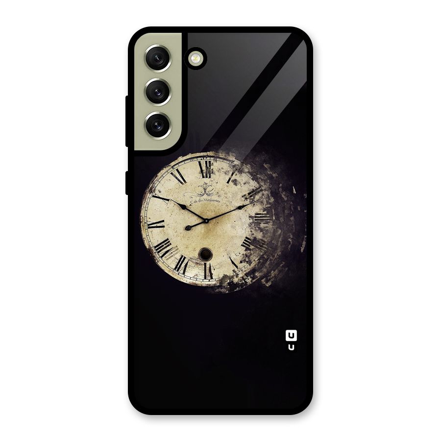 Fading Clock Metal Back Case for Galaxy S21 FE 5G (2023)